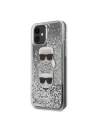 Hurtownia GSM - Etui Karl Lagerfeld KLHCN61KCGLSL Apple iPhone 11 hardcase argintiu/silver Glitter Karl&Choupette - KLD296GLT - {ean13} - Hurt