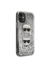 Hurtownia GSM - Etui Karl Lagerfeld KLHCN61KCGLSL Apple iPhone 11 hardcase argintiu/silver Glitter Karl&Choupette - KLD296GLT - {ean13} - Hurt
