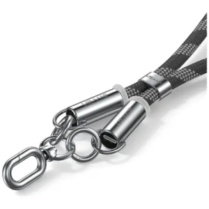 Wholesale USAMS SJ746 Phone lanyard with USB-C / Lightning charging cable 30W 1.2m black - USA1281 - {ean13} - Hurt