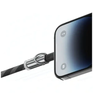 Wholesale USAMS SJ746 Phone lanyard with USB-C / Lightning charging cable 30W 1.2m blue - USA1283 - {ean13} - Hurt
