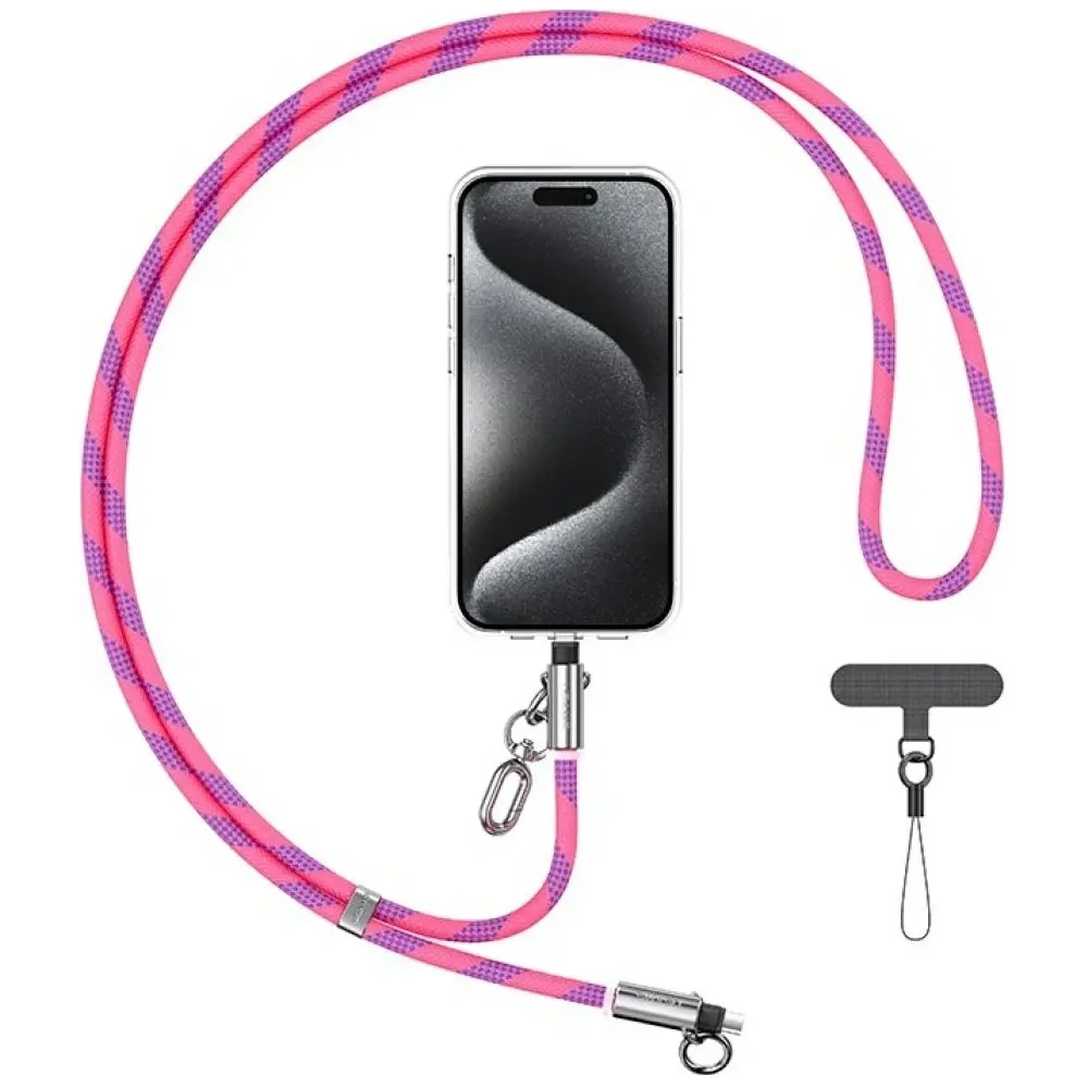 Hurtownia GSM - USAMS SJ746 telefon nyakpánt USB-C / Lightning töltőkábel 30W 1,2m rózsaszín - USA1284 - {ean13} - Hurt