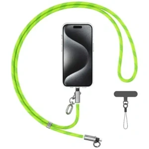 Wholesale USAMS SJ746 Phone lanyard with USB-C / Lightning charging cable 30W 1.2m green - USA1285 - {ean13} - Hurt