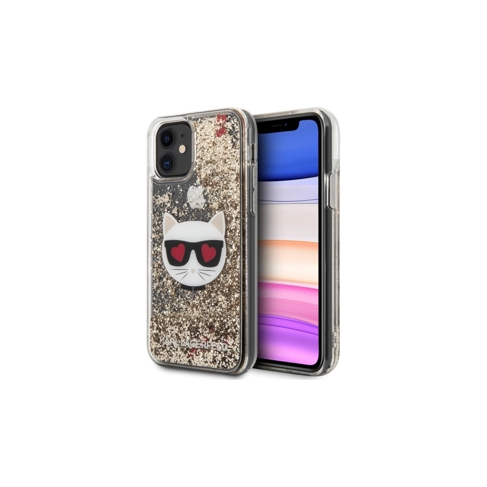 Hurtownia GSM - Etui Karl Lagerfeld KLHCN61LCGLGO Apple iPhone 11 hardcase zlatý/gold Glitter Choupette - KLD297GLT - {ean13} - Hurt