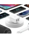 Hurtownia GSM - Ładowarka Sieciowa USAMS 2xUSB-A + kabel USB-C/USB-A Fast Charging biała HC HCXLTZ03 - USA1287 - {ean13} - Hurt