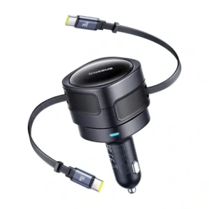 Wholesale Baseus Enjoyment Max Car Charger with 2xUSB-C Cables 60W Black - BSU8969 - {ean13} - Hurt