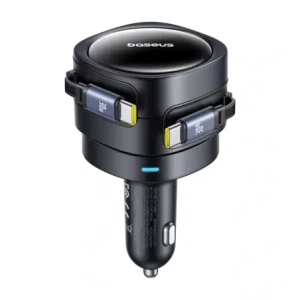 Wholesale Baseus Enjoyment Max Car Charger with 2xUSB-C Cables 60W Black - BSU8969 - {ean13} - Hurt