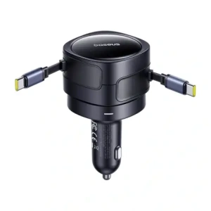 Wholesale Baseus Enjoyment Max Car Charger with 2xUSB-C Cables 60W Black - BSU8969 - {ean13} - Hurt