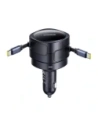 Wholesale Baseus Enjoyment Max Car Charger with 2xUSB-C Cables 60W Black - BSU8969 - {ean13} - Hurt