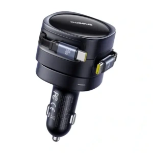 Wholesale Baseus Enjoyment Max Car Charger with 2xUSB-C Cables 60W Black - BSU8969 - {ean13} - Hurt