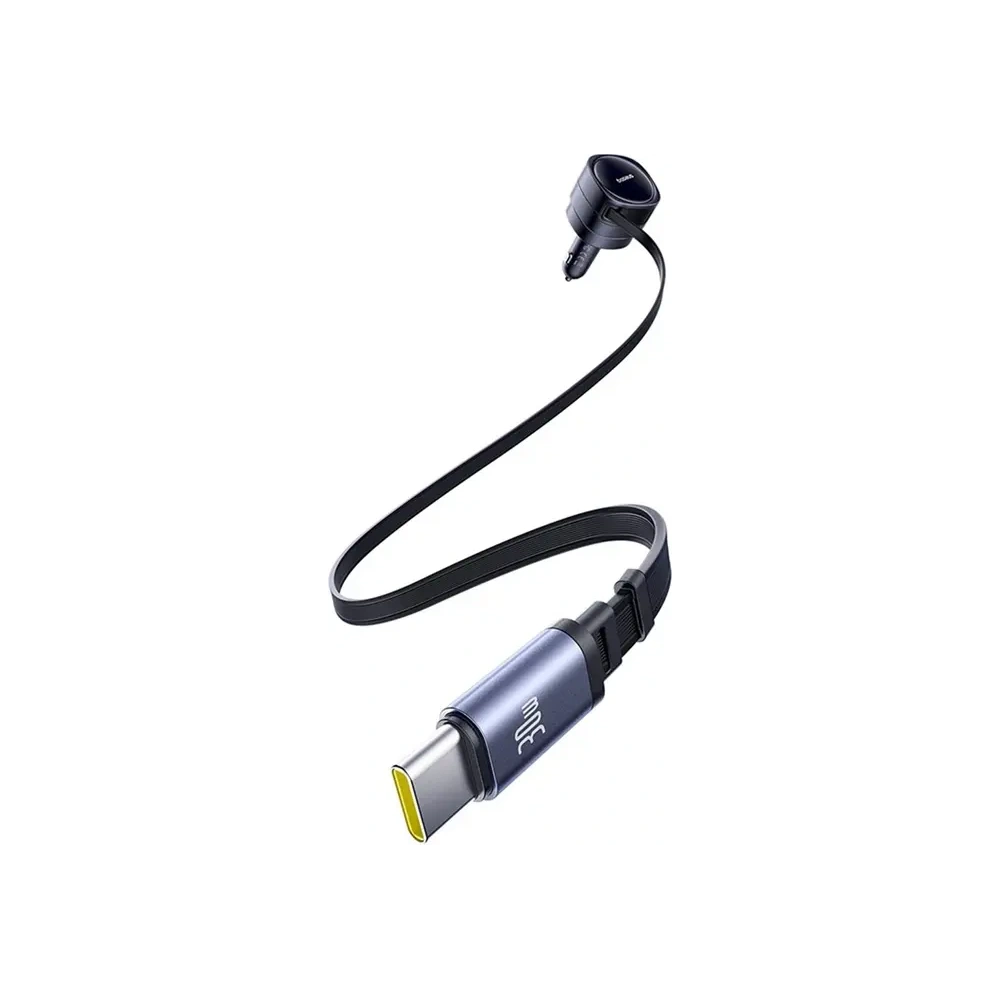 Wholesale Baseus Enjoyment Max Car Charger with 2xUSB-C Cables 60W Black - BSU8969 - {ean13} - Hurt