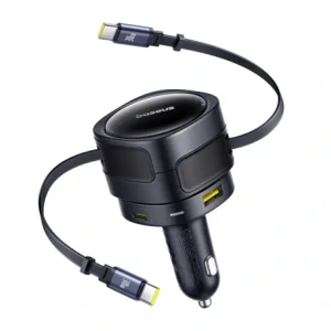 Wholesale Baseus Enjoyment Max Car Charger USB-A, USB-C with 2xUSB-C Cables 90W Black - BSU8971 - {ean13} - Hurt