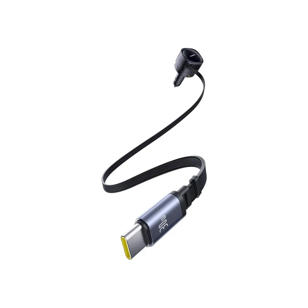 Hurtownia GSM - Baseus Enjoyment Max Autós Töltő USB-A, USB-C 2xUSB-C Kábellel 90W Fekete - BSU8971 - {ean13} - Hurt