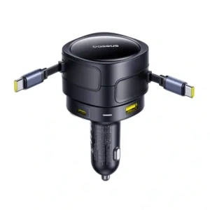 Wholesale Baseus Enjoyment Max Car Charger USB-A, USB-C with 2xUSB-C Cables 90W Black - BSU8971 - {ean13} - Hurt