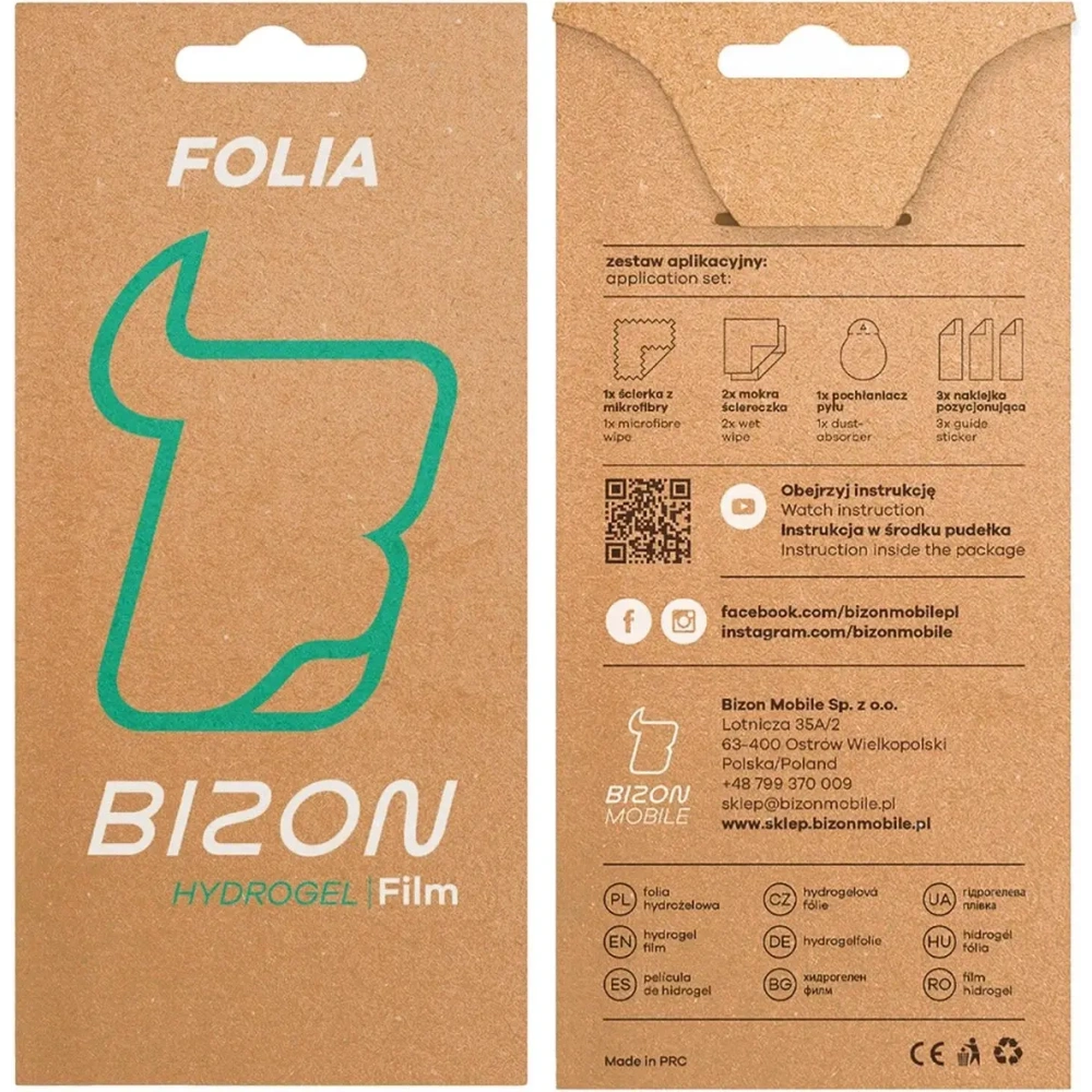 Wholesale Bizon Glass Hydrogel Front Nothing CMF Phone 2 Pro [2 PACK] - BIZ9334 - {ean13} - Hurt