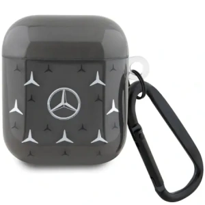 Hurtownia GSM - Mercedes MEA28DPMGS Apple AirPods 1/2 Große Sternmuster-Hülle schwarz - MRS316 - {ean13} - Hurt