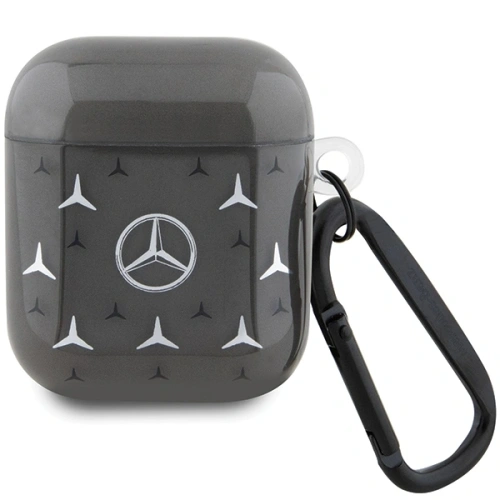 Etui Mercedes MEA28DPMGS Apple AirPods 1/2 Large Star Pattern cover czarny