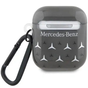 Hurtownia GSM - Etui Mercedes MEA28DPMGS Apple AirPods 1/2 Large Star Pattern cover czarny - MRS316 - {ean13} - Hurt