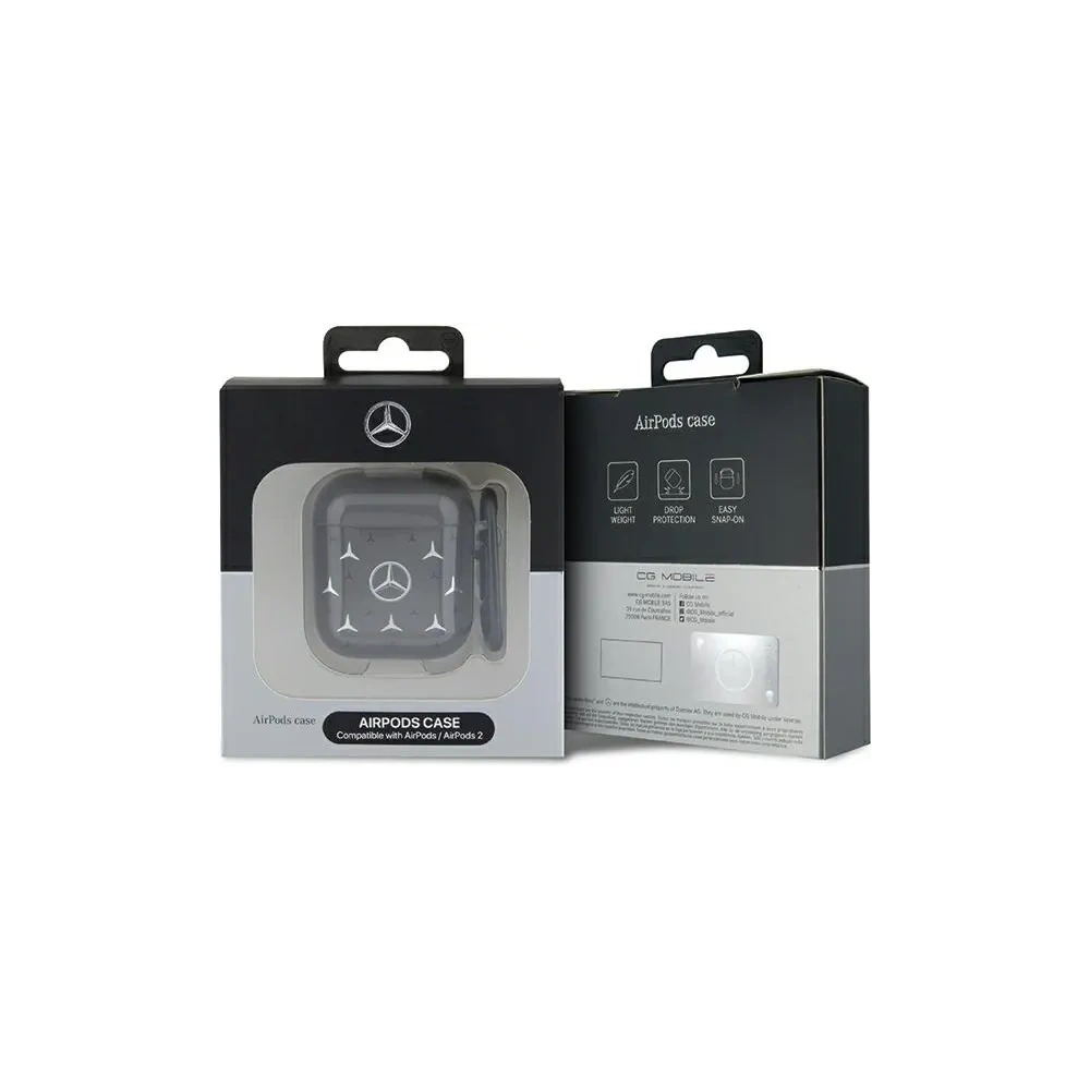 Hurtownia GSM - Mercedes MEA28DPMGS Apple AirPods 1/2 velký kryt s hvězdným vzorem černý - MRS316 - {ean13} - Hurt
