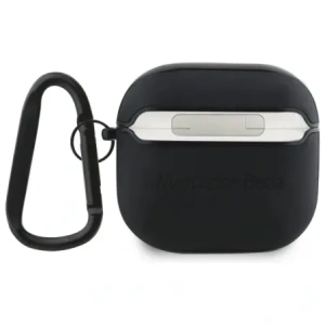 Hurtownia GSM - Mercedes MEA4CSLBK Apple AirPods 4 Leder Metall Logo Hülle schwarz - MRS319 - {ean13} - Hurt