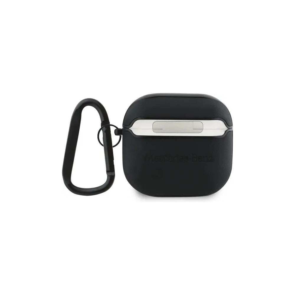 Hurtownia GSM - Etui Mercedes MEA4CSLBK Apple AirPods 4 Leather Metal Logo cover czarny - MRS319 - {ean13} - Hurt