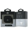 Hurtownia GSM - Mercedes MEA4CSLBK Apple AirPods 4 bőr fém logóval borító fekete - MRS319 - {ean13} - Hurt