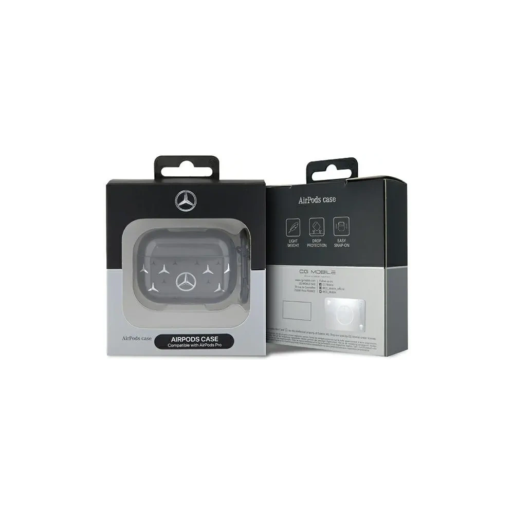 Hurtownia GSM - Mercedes MEAP8DPMGS Apple AirPods Pro Capac de mari dimensiuni cu model stea negru - MRS322 - {ean13} - Hurt
