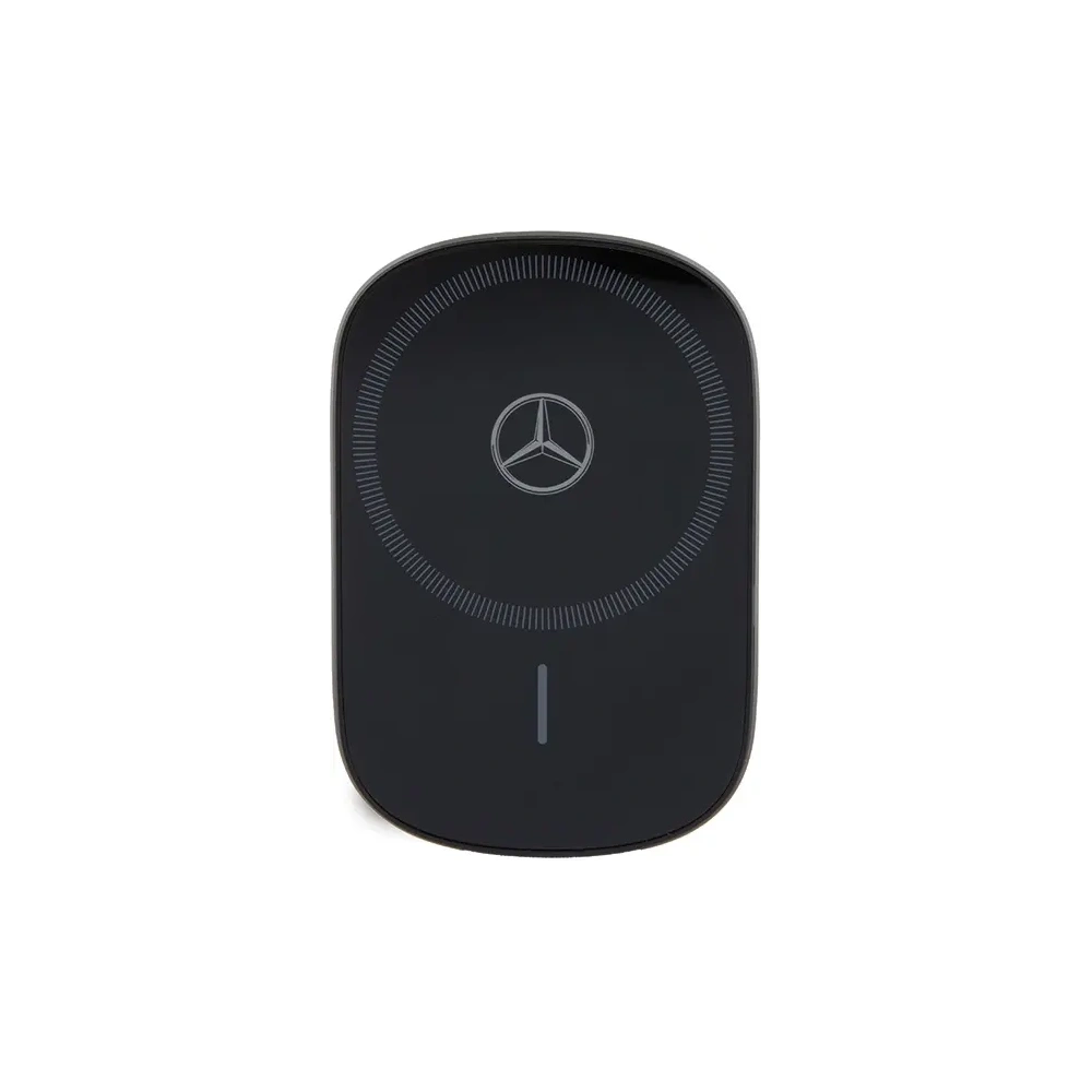 Hurtownia GSM - Uchwyt samochodowy do kartki / na szybę z ładowarką bezprzewodową Mercedes MEWCCGSLK 15W Silver Stars MagSafe czarny - MRS334 - {ean13} - Hurt