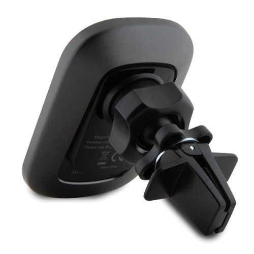 Uchwyt samochodowy do kartki / na szybę z ładowarką bezprzewodową Mercedes MEWCCGSLK 15W Silver Stars MagSafe czarny