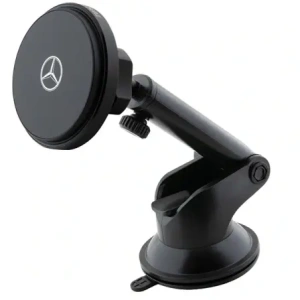 Wholesale Mercedes MEMWCCK 15W car holder for a card / for the window with a wireless charger Silver Stars MagSafe black - MRS335 - {ean13} - Hurt
