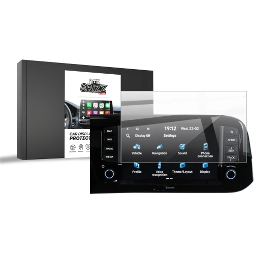 Folia ceramiczna GrizzGlass CarDisplay Protection do Hyundai i10 8" (2024-2025)