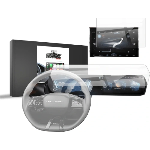 Folia ceramiczna GrizzGlass CarDisplay Protection do BAIC BEIJING 7 (2024-2025) Grizz [2w1]