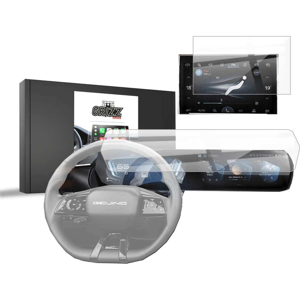 Hurtownia GSM - Protecție Ceramică GrizzGlass pentru Display-ul Auto BAIC BEIJING 7 (2024-2025) [2in1] - GRZ13816 - {ean13} - Hurt