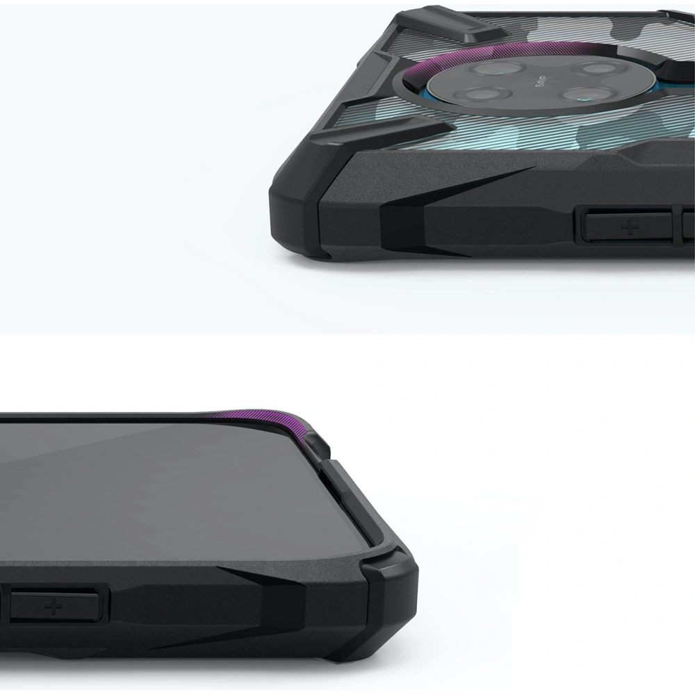 Hurtownia GSM - Etui Ringke Fusion-X Pocophone F2 Pro/Redmi K30 Pro Camo (Moro) černé - RGK1199MOB - {ean13} - Hurt