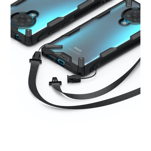 Etui Ringke Fusion-X Pocophone F2 Pro/Redmi K30 Pro Black