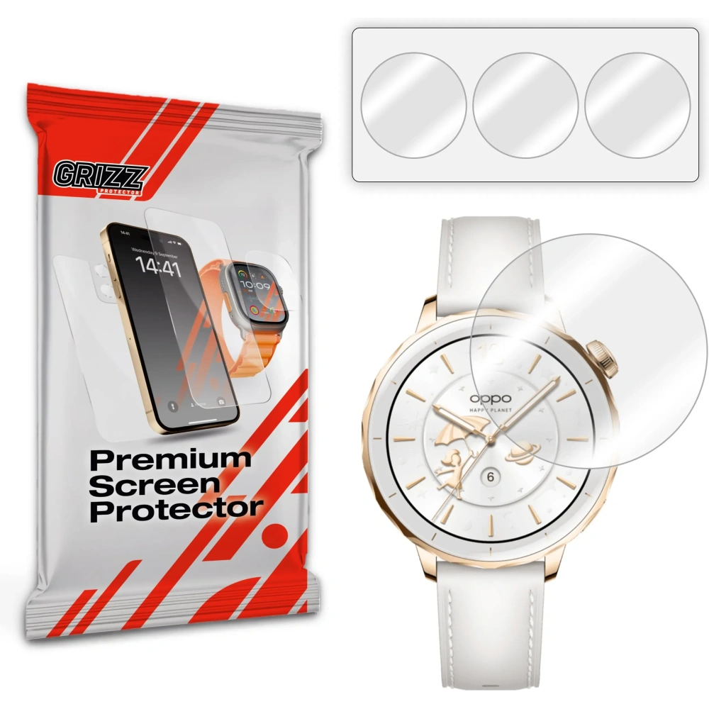 Wholesale GrizzGlass Hydrofilm Oppo Watch X2 Mini - GRZ13855 - {ean13} - Hurt