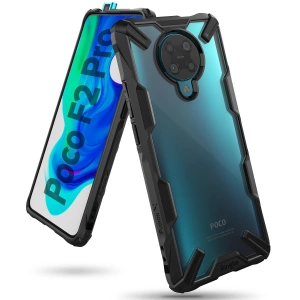 Hurtownia GSM - Etui Ringke Fusion-X Pocophone F2 Pro/Redmi K30 Pro černé - RGK1197BLK - {ean13} - Hurt