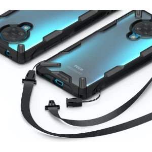 Hurtownia GSM - Etui Ringke Fusion-X Pocophone F2 Pro/Redmi K30 Pro Space Blue - RGK1198BLU - {ean13} - Hurt
