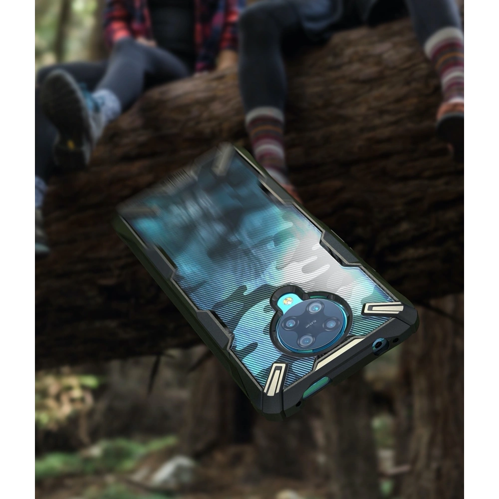 Hurtownia GSM - Etui Ringke Fusion-X Pocophone F2 Pro/Redmi K30 Pro Space Blue - RGK1198BLU - {ean13} - Hurt