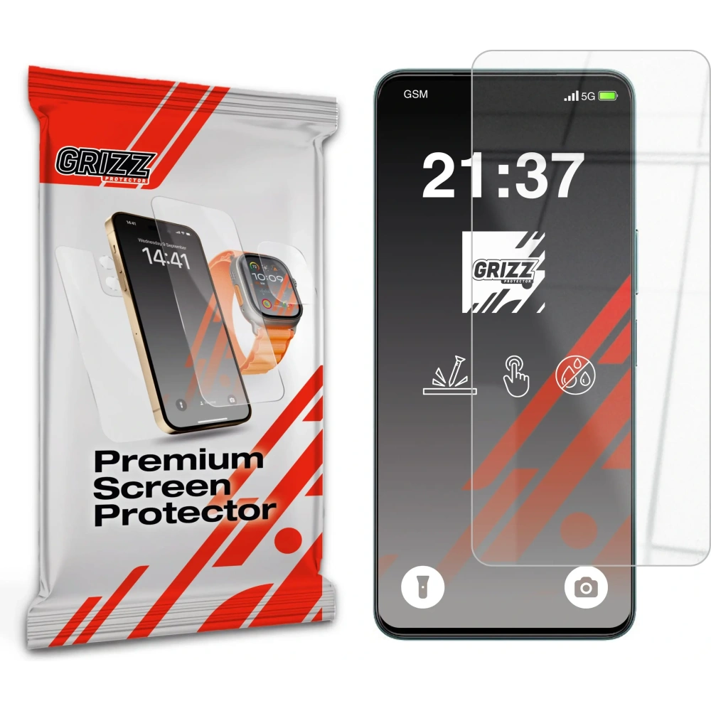Hurtownia GSM - Szkło hybrydowe GrizzGlass HybridGlass do Infinix Note 50x - GRZ13911 - {ean13} - Hurt