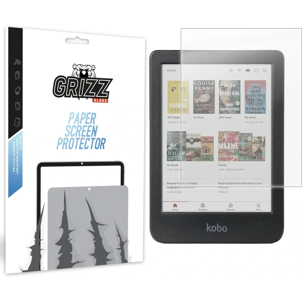 Hurtownia GSM - GrizzGlass PaperScreen Kobo Clara Farbe 6" - GRZ13940 - {ean13} - Hurt