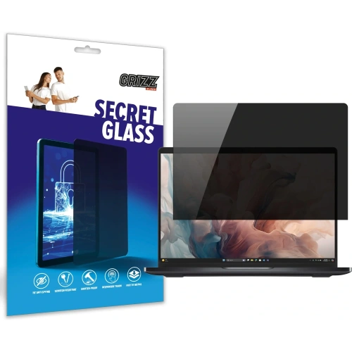 Matowe szkło prywatyzujące GrizzGlass SecretGlass do Dell Pro 14 Premium