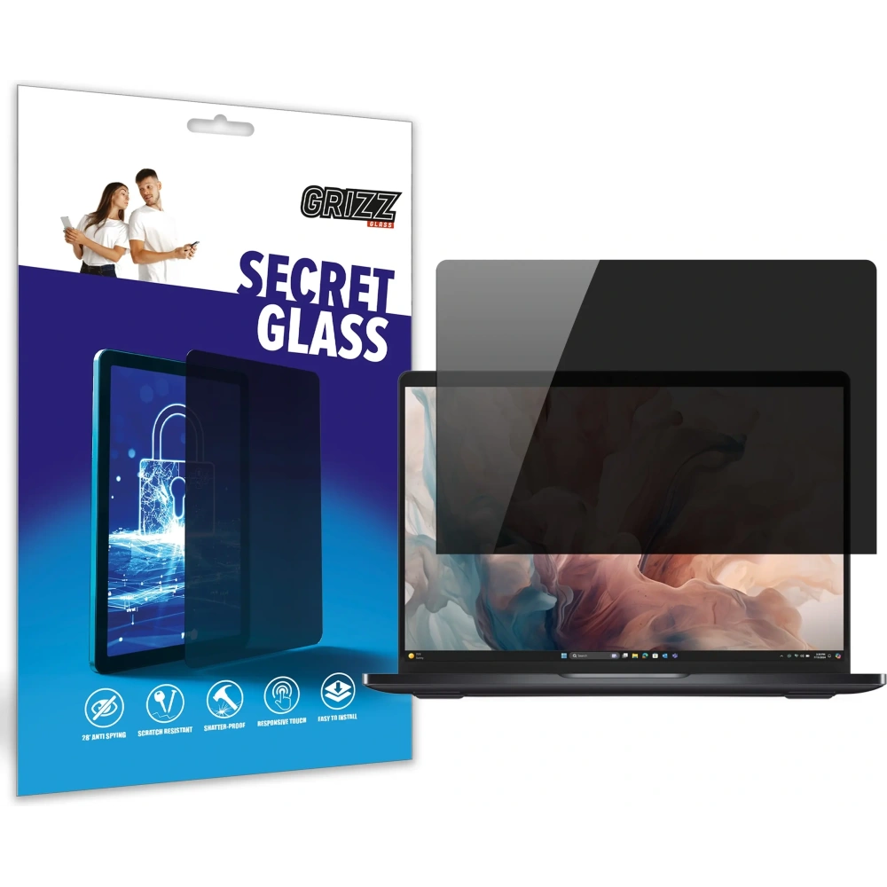 Matowe szkło prywatyzujące GrizzGlass SecretGlass do Dell Pro 13 Plus