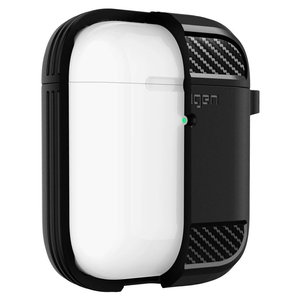 Wholesale Spigen Rugged Armor Apple AirPods Matte Black - SPN1153BLK - {ean13} - Hurt