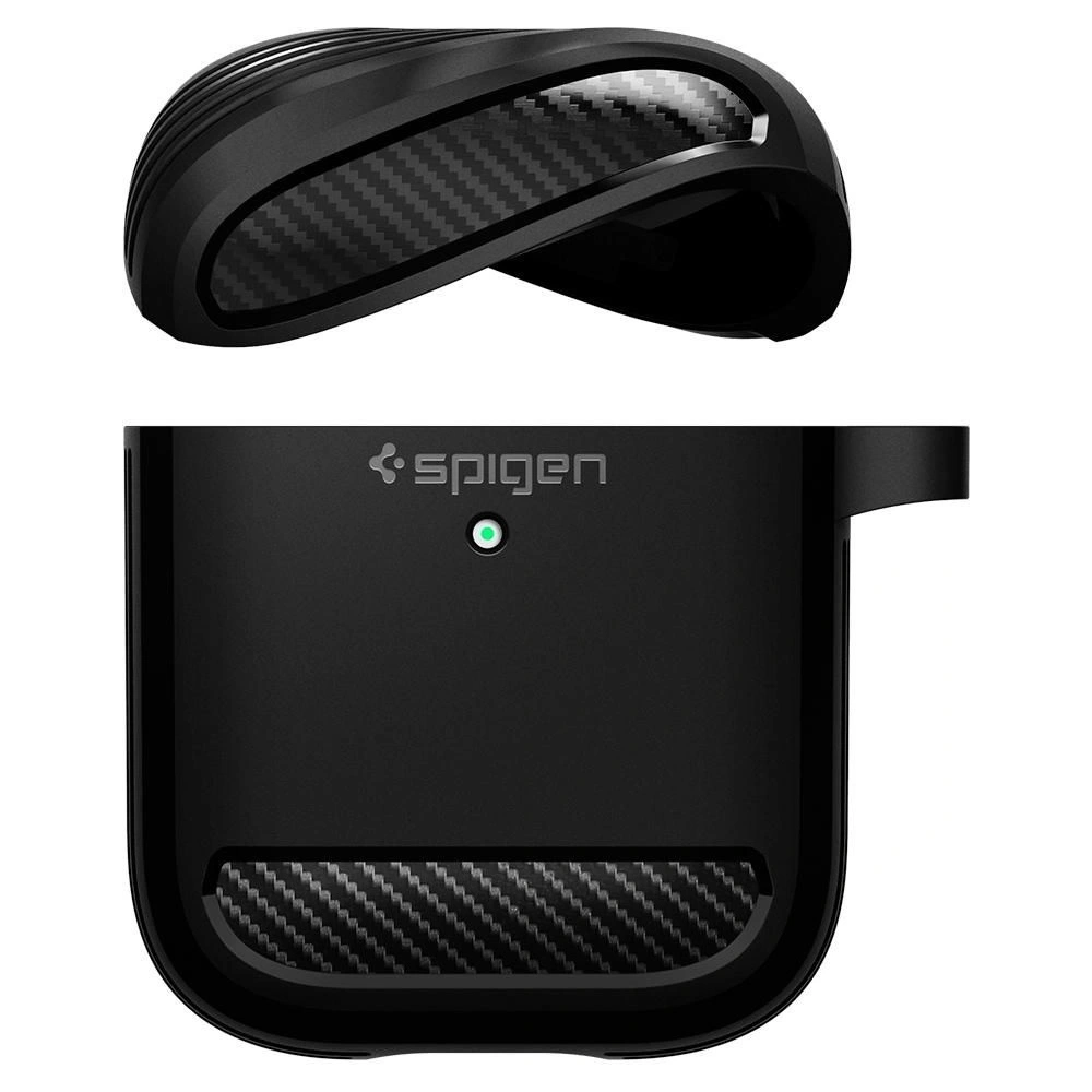 Hurtownia GSM - Etui Spigen Rugged Armor Apple AirPods Matná černá - SPN1153BLK - {ean13} - Hurt