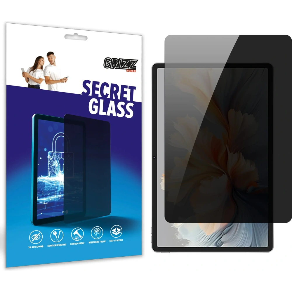 Matowe szkło prywatyzujące GrizzGlass SecretGlass do Lenovo Yoga Pad Pro