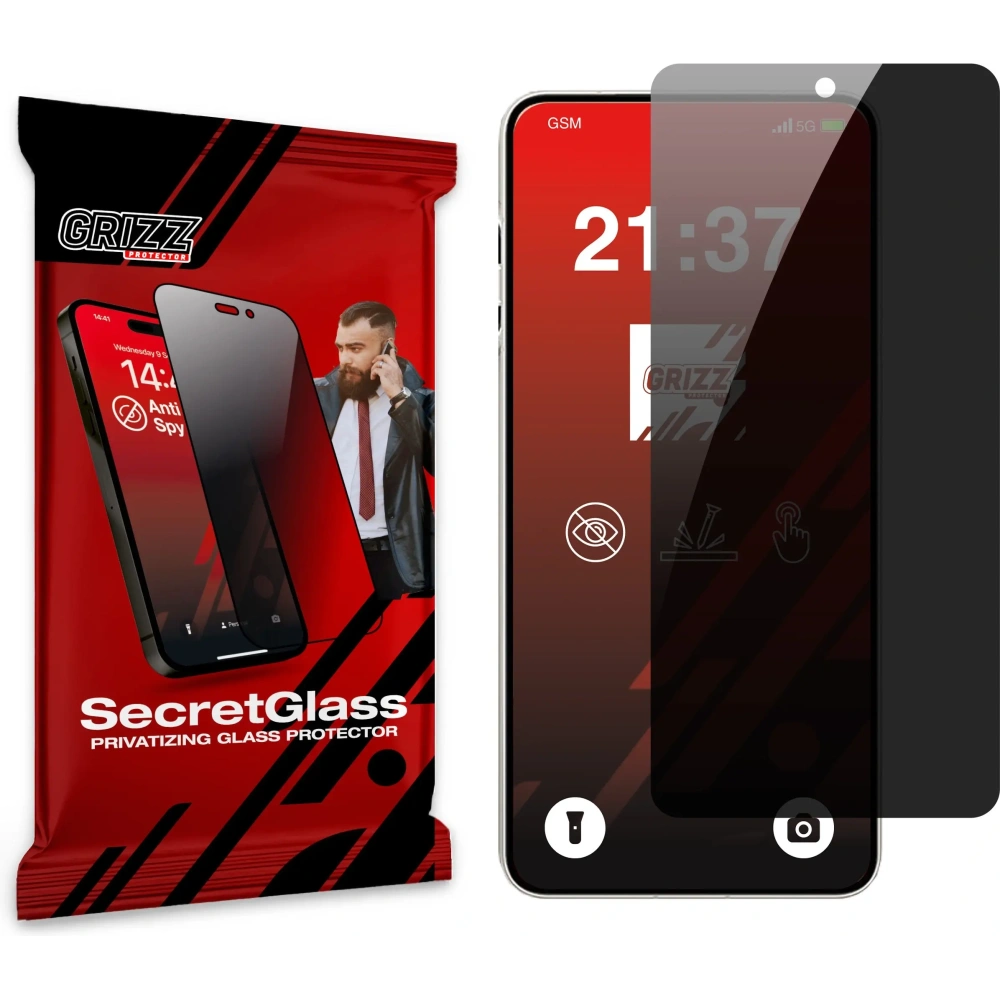 Matowe szkło prywatyzujące GrizzGlass SecretGlass do Oppo Find X8 Ultra