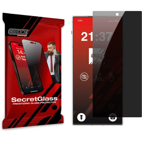 Matowe szkło prywatyzujące GrizzGlass SecretGlass do  ZTE nubia RedMagic 10 Air