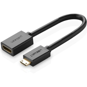 UGREEN 20137 Adapter Mini HDMI to HDMI, 22cm (black)
