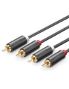 Hurtownia GSM - Przewód 2RCA (Cinch) do 2RCA (Cinch) UGREEN 1,5m (czarny) - UGR314BLK - {ean13} - Hurt