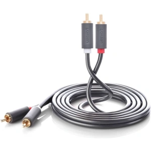 Hurtownia GSM - Przewód 2RCA (Cinch) do 2RCA (Cinch) UGREEN 3m (czarny) - UGR315BLK - {ean13} - Hurt